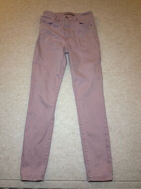 Joe's Jeans Mauve Pink Skinny Straight Leg Jeans Size 27